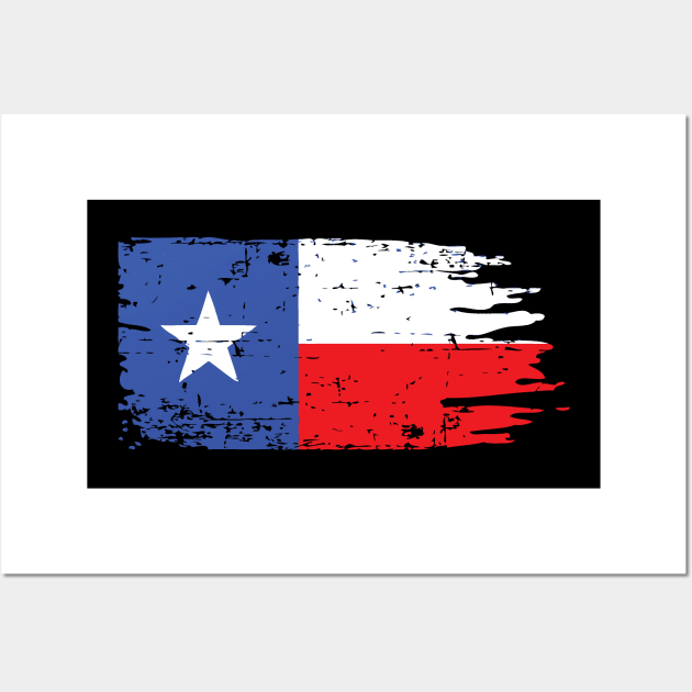 Texas Battle Flag Wall Art by Illustratorator